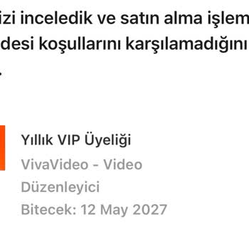Vivavideo Ücretsiz Deneme İptaline Rağmen 2.299 TL Yıllık Ücretin Faturaya Yansıtılması