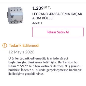 Pazarama’da Sipariş İptali Ve Kuponun Fiyat Şokuyla Kullanılamaz Hale Gelmesi