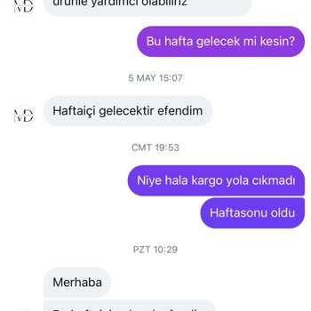 Eksik Gönderilen Ürün Ve Sürekli Gecikme
