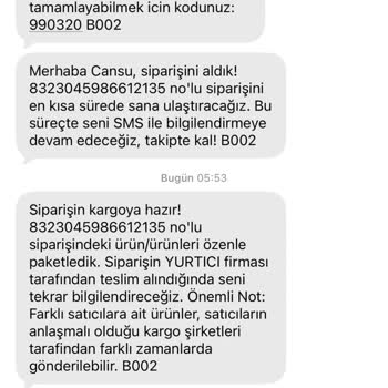 Siparişimin İptali Açıklamasız Yapıldı