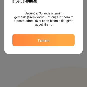 Uption Mobil Uygulamasına Giriş Engellendi, Müşteri Hizmetlerinden Cevap Gelmedi