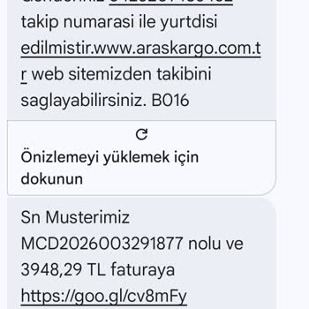 Aras Kargo'da Teslim Edilmeyen Yurt Dışı Kargo Ve İade Talebi