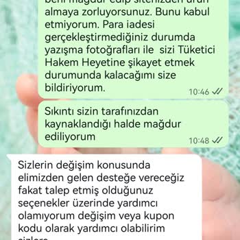 Teslim Edilemeyen Ürün İçin İade Reddedildi Ve Zorla Başka Ürün Almaya Zorlandım