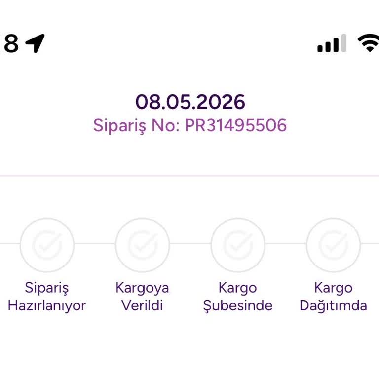 Gratis Siparişimin Hazırlanmadığı Ve Kargoya Verilmediği