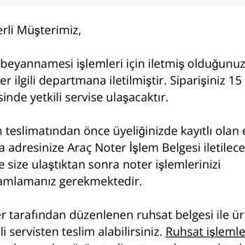 Volta Ev2 Satın Alma Sürecinde Evrak Ve İletişim Sorunu
