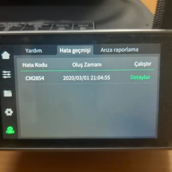Creality K1C Yazıcıda Firmware Düşürme Sırasında CM2854 Hatası Ve Destek Talebi