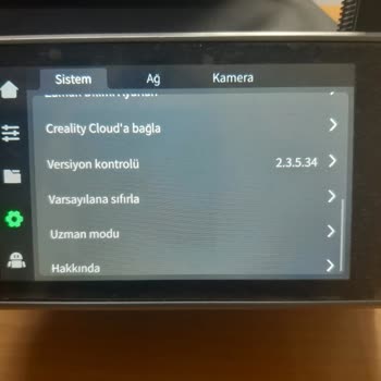 Creality K1C Yazıcıda Firmware Düşürme Sırasında CM2854 Hatası Ve Destek Talebi