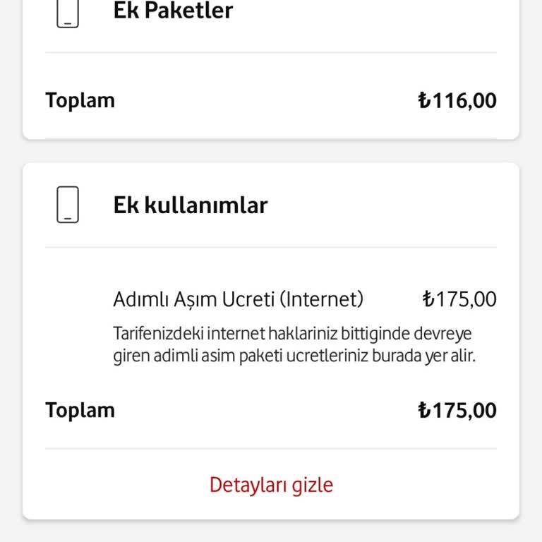 İzinsiz Ek İnternet Paketi Ve Şebeke Sorunu İçin İade Ve Düzeltme Talebi