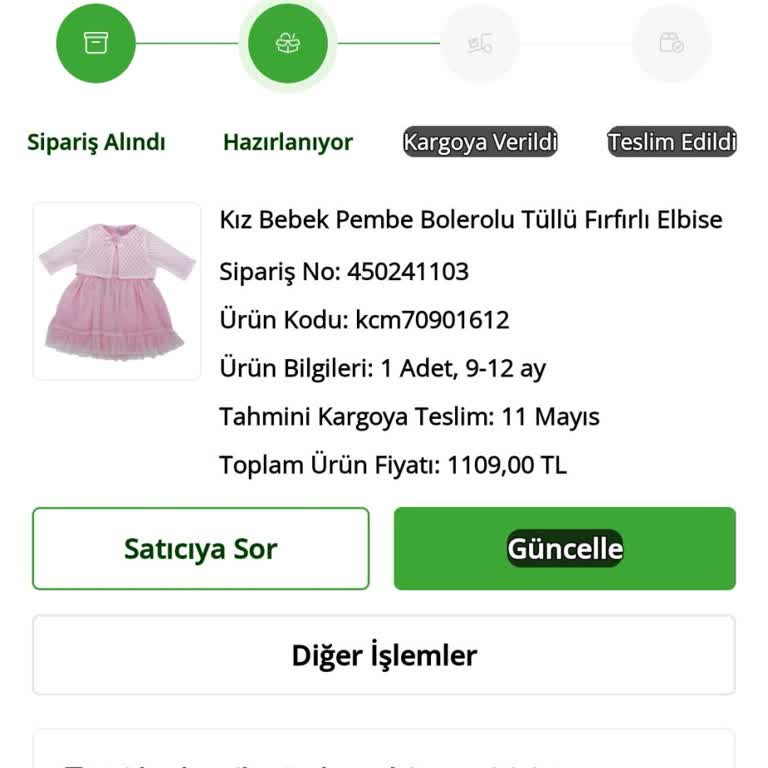 Çiçek Sepeti Hazırlanıyor Olarak Görünen Siparişin İptali Ve Ücret İadesi