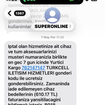 Modemi Zamanında İade Ettim Ama Ücret Yansıtılıyor