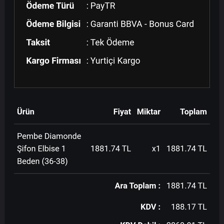 Ödenen Sipariş Kargoya Verilmedi, Geri Ödeme Talebi