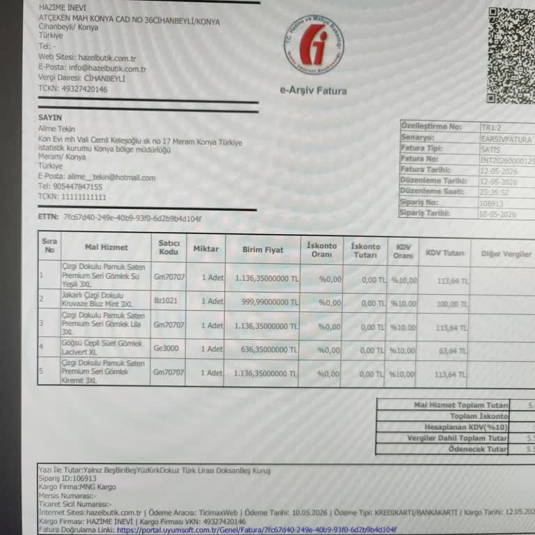 Büyük Ve Uygun Olmayan Ürün İçin İade Reddi, Değişim Zorunluluğu