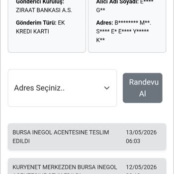 Ek Kart Teslimatı Gecikiyor Ve Kuryenet Çağrı Merkezi Yanıt Vermiyor