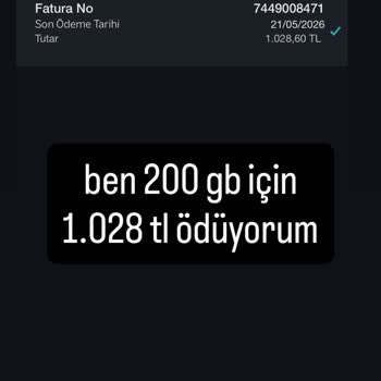 Yüksek Ücretli 200 GB Superbox Paketi İçin GB Artışı Ve Ücret Düzeltmesi Talebi