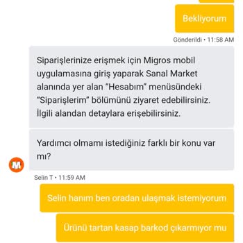 Barkodsuz Ve Fişsiz Çiğ Et Gönderimi, Müşteri Hizmetlerinde Çözüm Eksikliği