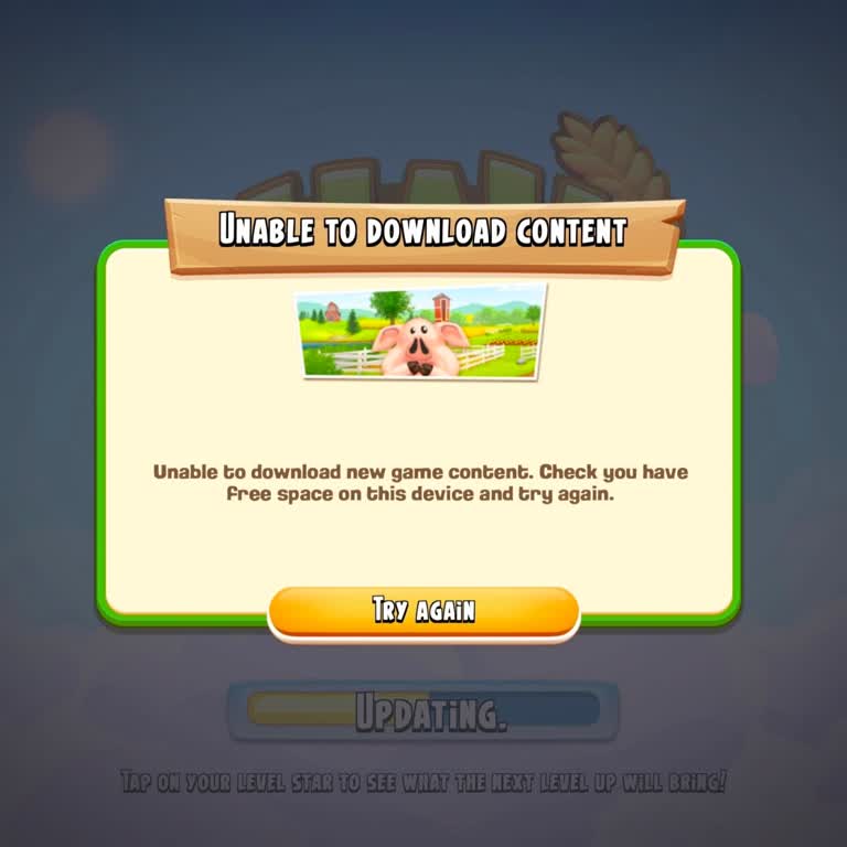 Hay Day Güncellemesi Sonrası Depolama Yetersiz Uyarısı Ve Hesaba Erişememe