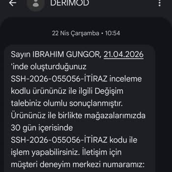 Derimod İzmir Mağazalarında Hatalı Onarım Ve Tutarsız Değişim Süreci