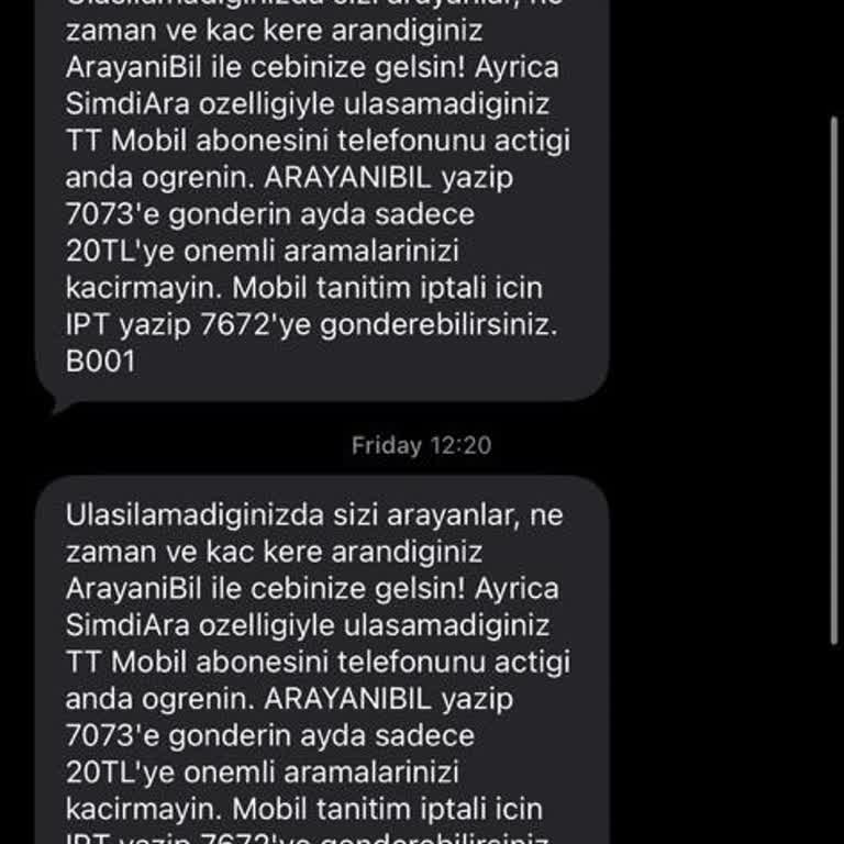 Arayanı Bil Servisi SMS’leri İptal Edilmiyor, Sürekli Rahatsız Ediyor
