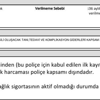 Üst Gastrointestinal Sistem Kapsam Dışı İstisnası Haksız Şekilde Uygulandı