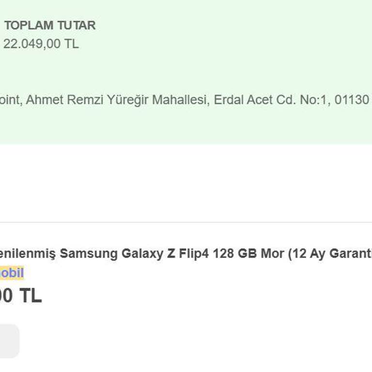 Garantili Samsung Z Flip 4 Arıza Kaydı İçin Getmobil’den Cevap Yok