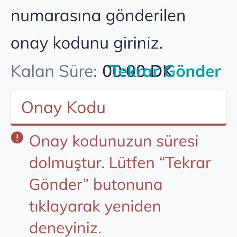 E‑Sim Aktivasyonunda Yanlış Numara Üzerine Onay Kodu Gönderilmesi