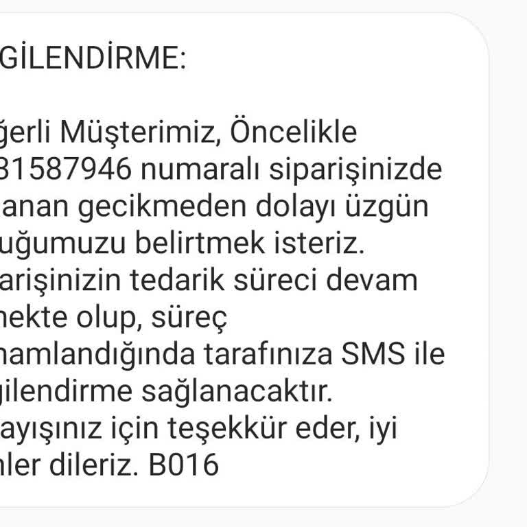 Gratis'tan Ürün Teslimatı Gecikmesi Ve Yanıltıcı Satış Politikası