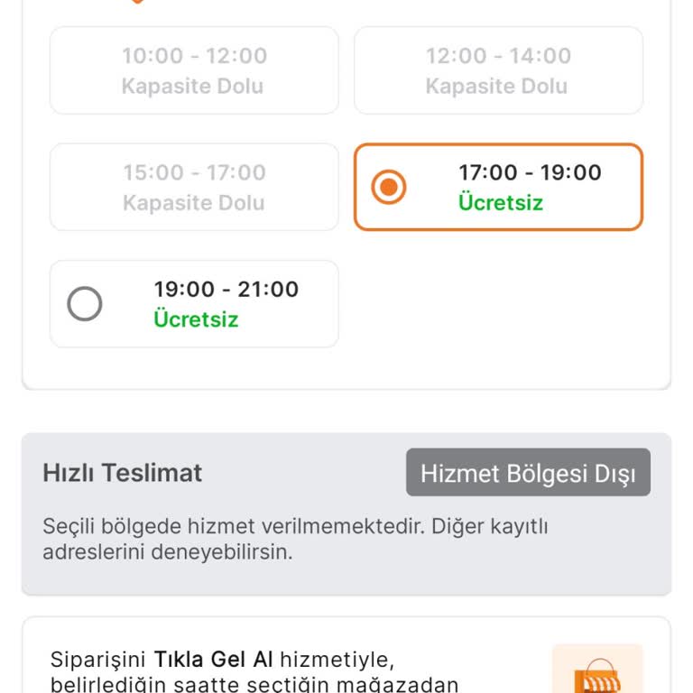 Migros Sanal Markette Bölge Dışı Hatası 3 Aylık Süreyle Devam Ediyor
