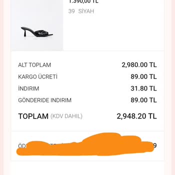 Bershka’da İptal Edilen Terlik Ücretinin İadesi Yapılmadı