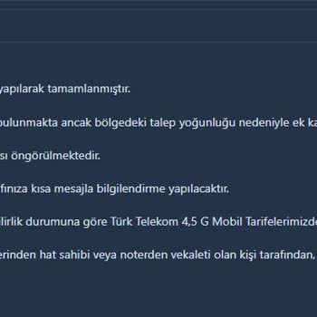 Türk Telekom Şikayeti