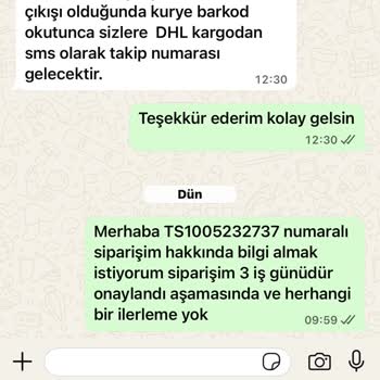Sipariş Onayda Takılı Kaldı, Kargo Çıkmadı Ve Bilgilendirme Almadım