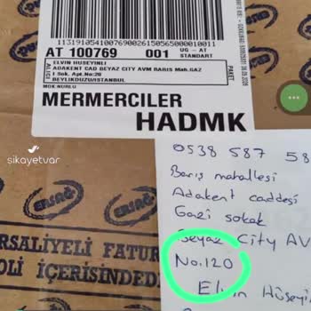 Aras Kargo Kendi Hatasını Müşterinin Üzerine Atıyor