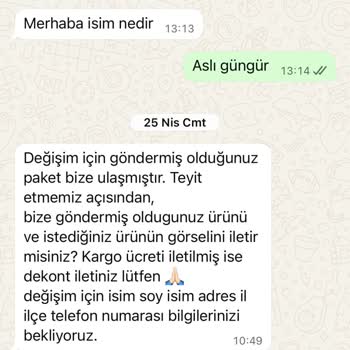 Ücretsiz Değişim Söz Verildi, 2.340 TL İade Edilmedi
