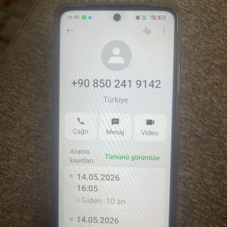 Kişisel Verilerimin İzinsiz Kullanımı Ve Şüpheli Telefon Araması