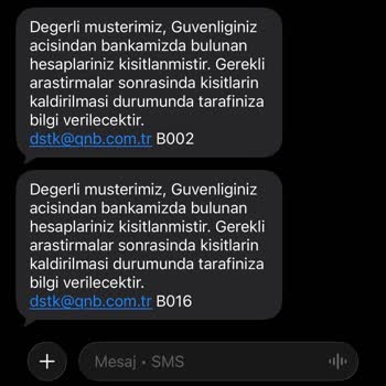 QNB Finansbank Hesabım Açıklamasız Kısıtlandı, İşlem Yapamıyorum