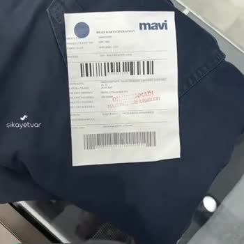 Mavi Kötü Ürün