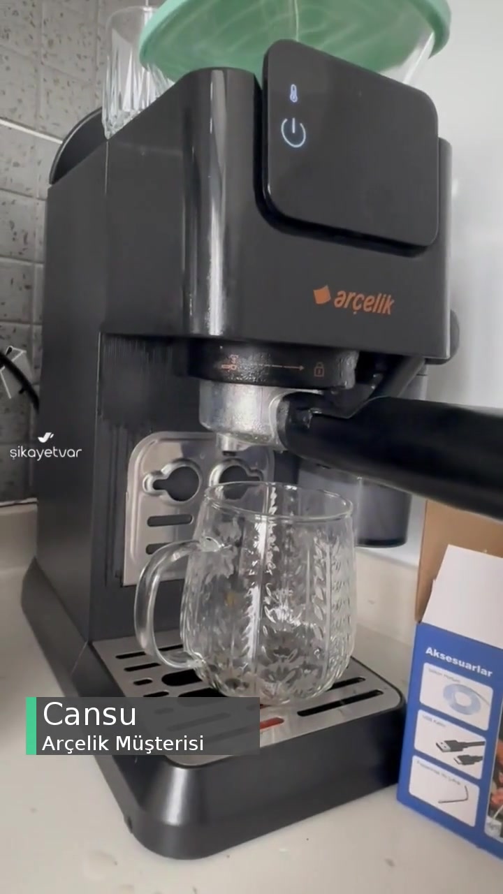 Arçelik Imperium Barista 3353 Espresso Makinesi Süt Haznesi Sorunu! videonun kapak resmi
