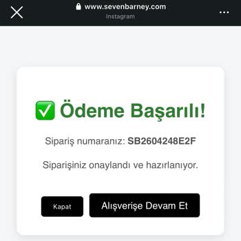 Instagram Satıcısının İade Ve Değişim Talebimi Reddetmesi