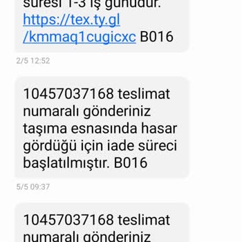 Ürün Depoya İade Edildi, İade Parası Gelmedi