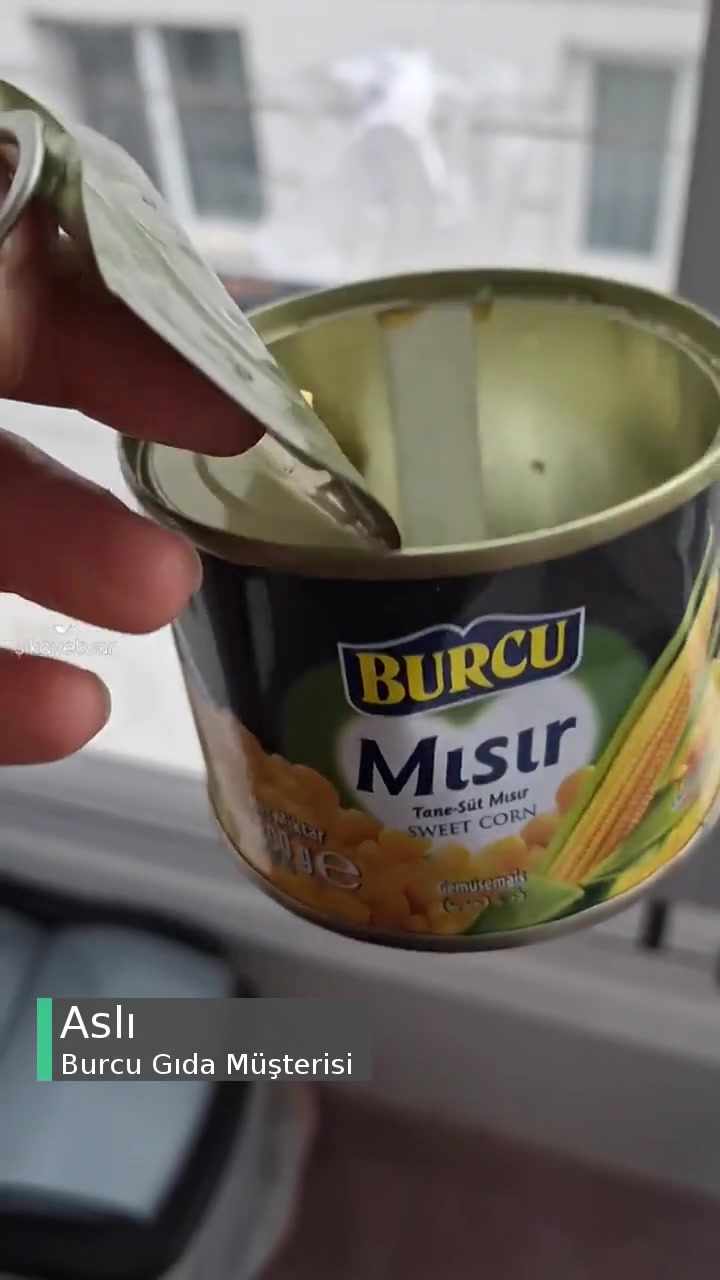 Burcu Konserve Mısır Kutusu Paslanmış! videonun kapak resmi