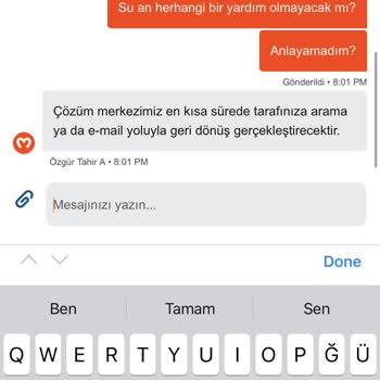 Teslim Edilmeyen Sipariş, Ücret Çekildi Ve İade İstiyorum