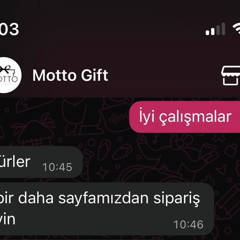 Motto Gift Satıcısının Müşteriye Kaba Uyarısı Ve Saygısız Davranışı
