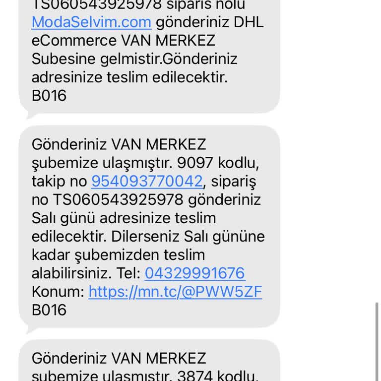 DHL Ecommerce Türkiye Yol Kapalıyken Teslimat Çelişkisi