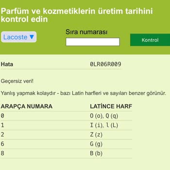 Amazon’da Satın Alınan Lacoste Parfüm Sahte Olduğu İçin İade Talebi