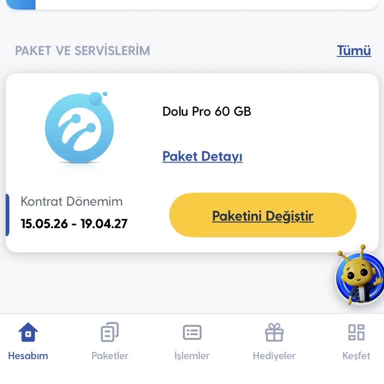 Aynı Adıma Kayıtlı Hattımda Farklı Paket Fiyatı