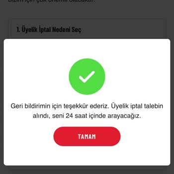 Kredi Kartı Bilgileri Silinemiyor Ve Üyelik İptali Anında Yapılamıyor