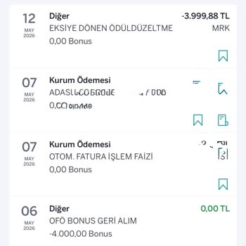 Bonus Geri Alım Kesintisi Hakkında Haksızlık Ve İade Talebi