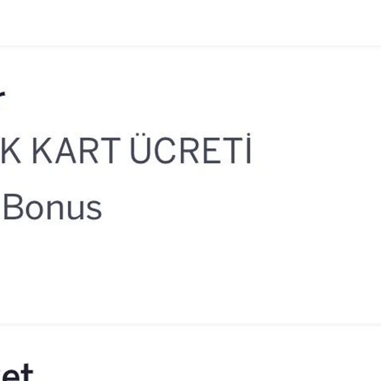 Garanti BBVA Bonus Trink Kartında Yıllık Ücret Kesintisi Ve İade Talebi