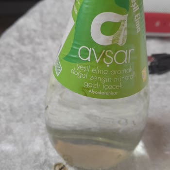 Avşar Yeşil Elma Aromalı İçeceklerde Renksiz Ürünler Satılamaz