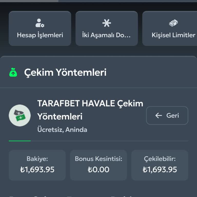 Tarafbet Bonus Çekiminde Yatırım Şartı Keyfi İtirazı