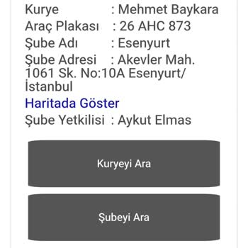 Teslim Edilmemiş Kargo, Şube Ve Kurye İletişimsizliği